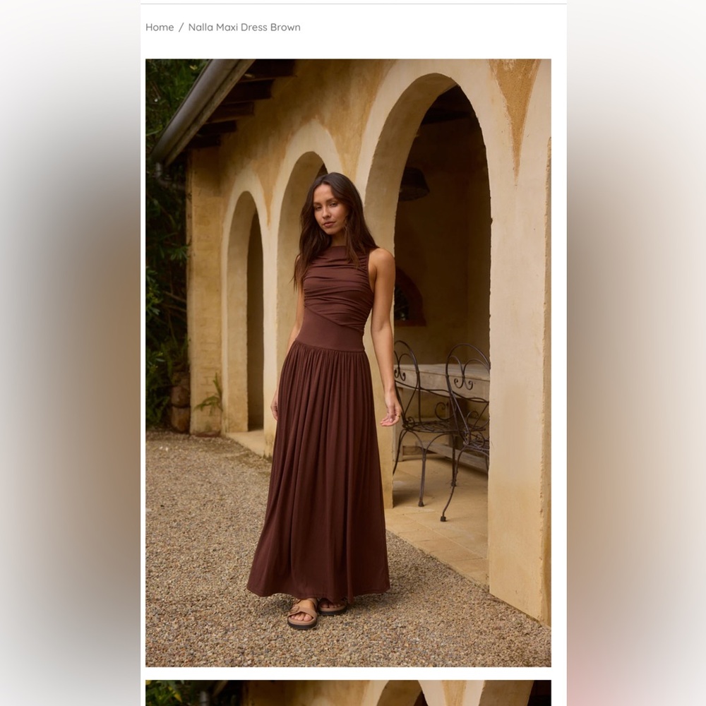 Brown Maxi Dress